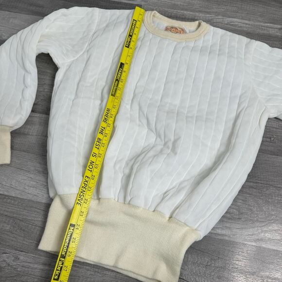 Vintage Saftbak Hunting Quilted Thermal Pullover Made in USA - Picture 6 of 6